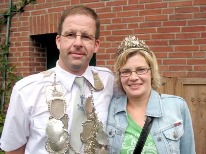 2009 Königspaar Gerd Busen mit Anja Jödden