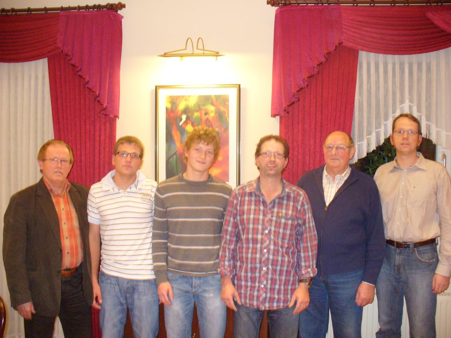 v. l. n. r.: Karl Herbstmann, Dirk Pennekamp, Alexander Rathmer, Otger Steverding, Ludger Tenbrink und Bernd Mesken