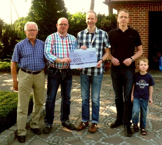 v. l. n. r.: Karl Herbstmann, Reinhard Pieper, Christian Feldmann und Bernd Mesken