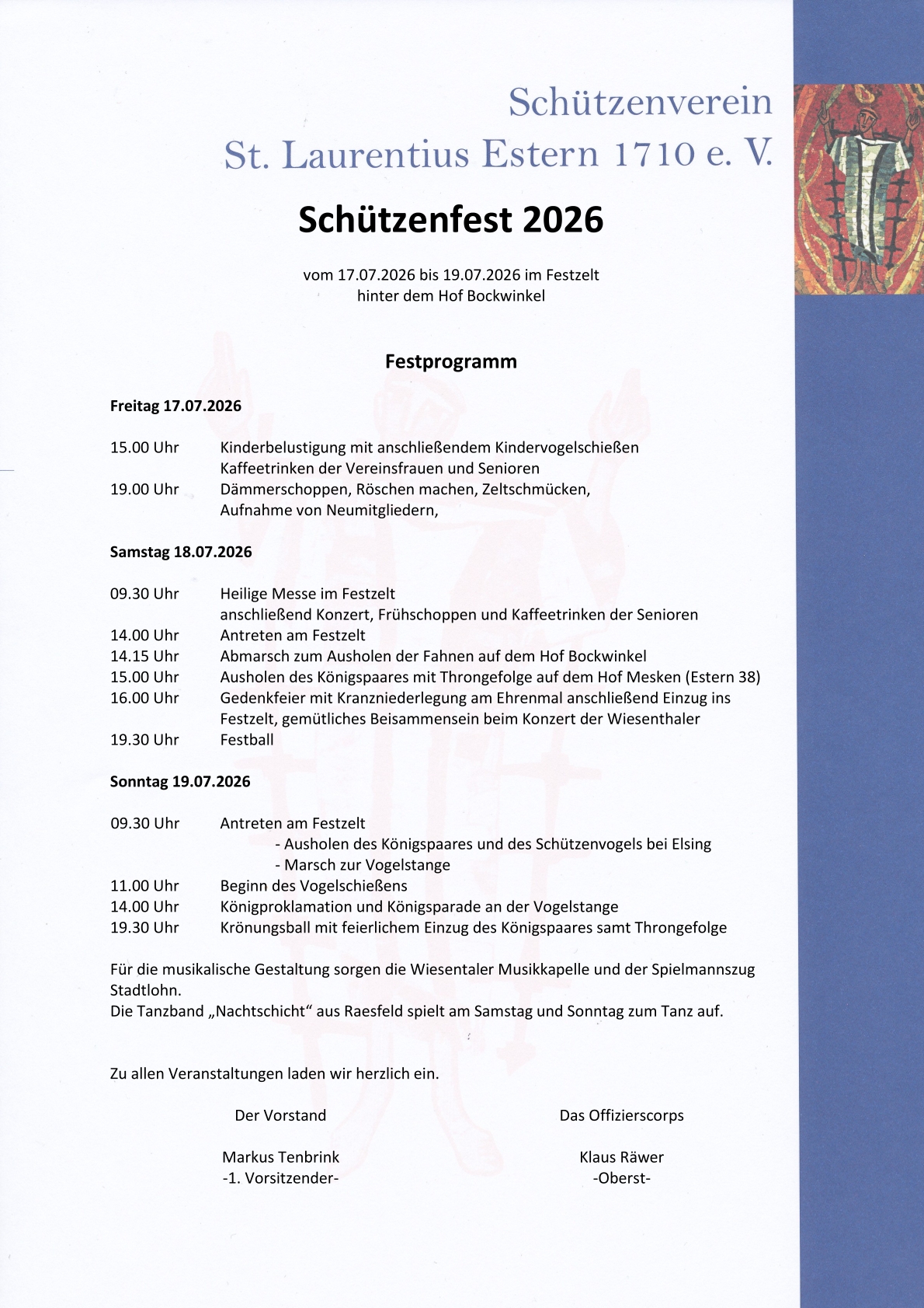 Festprogramm 2026